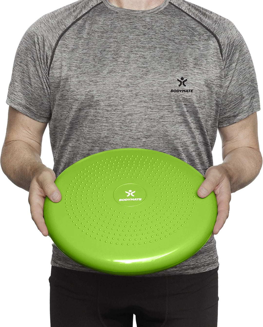 BODYMATE Ballsitzkissen inkl. Pumpe 34cm Durchmesser - Balance-Kissen, Luftkissen, Balance Pad, Nopp