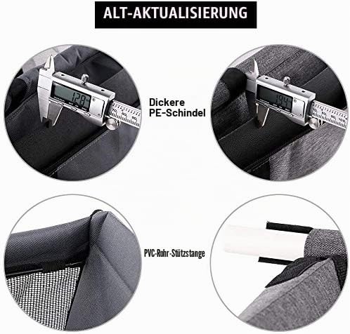 MENGQI Hundeautositz - Wasserdicht Atmungsaktiv Haustier-Auto-Matte, Sicherheit Booster, Waschbar Ma