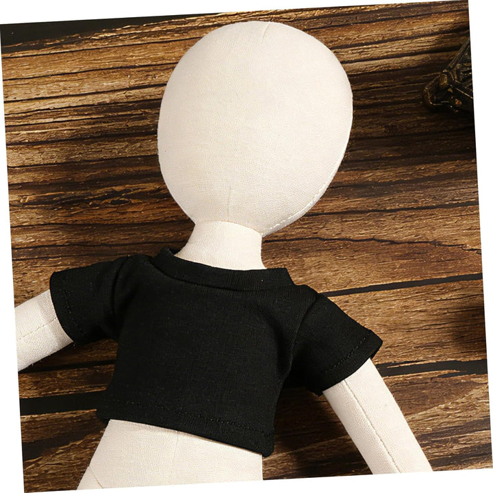 FRCOLOR Kurzarm T-Shirt FüR Stofftiere BäRenhemden Aus Weicher Baumwolle Modisches Puppenkleidungsst