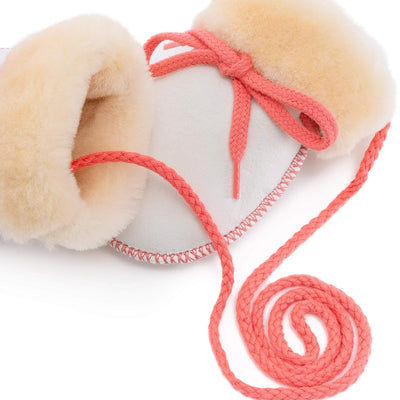 Niedliche Baby Lammfell-Fäustlinge von CHRIST - Unisex (für Jungen, Mädchen, Kleinkind, Kinder bis 1