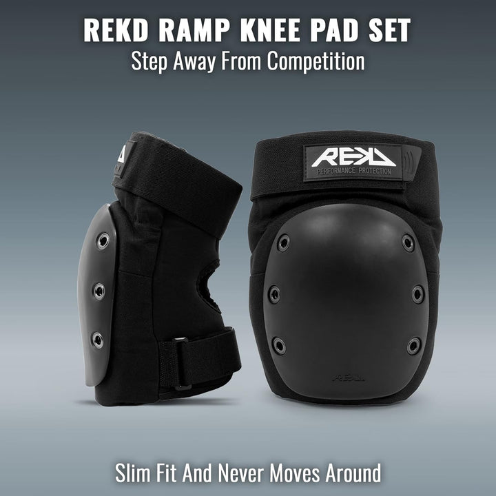 Rekd Ramp Knee Protektoren, Unisex, für Erwachsene XS Schwarz, XS Schwarz