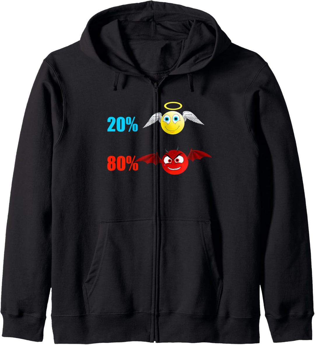 20 % Engel, 80 % Teufel Kapuzenjacke