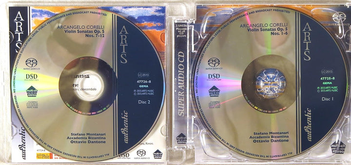 Violin Sonatas Op.5, Audio-CD