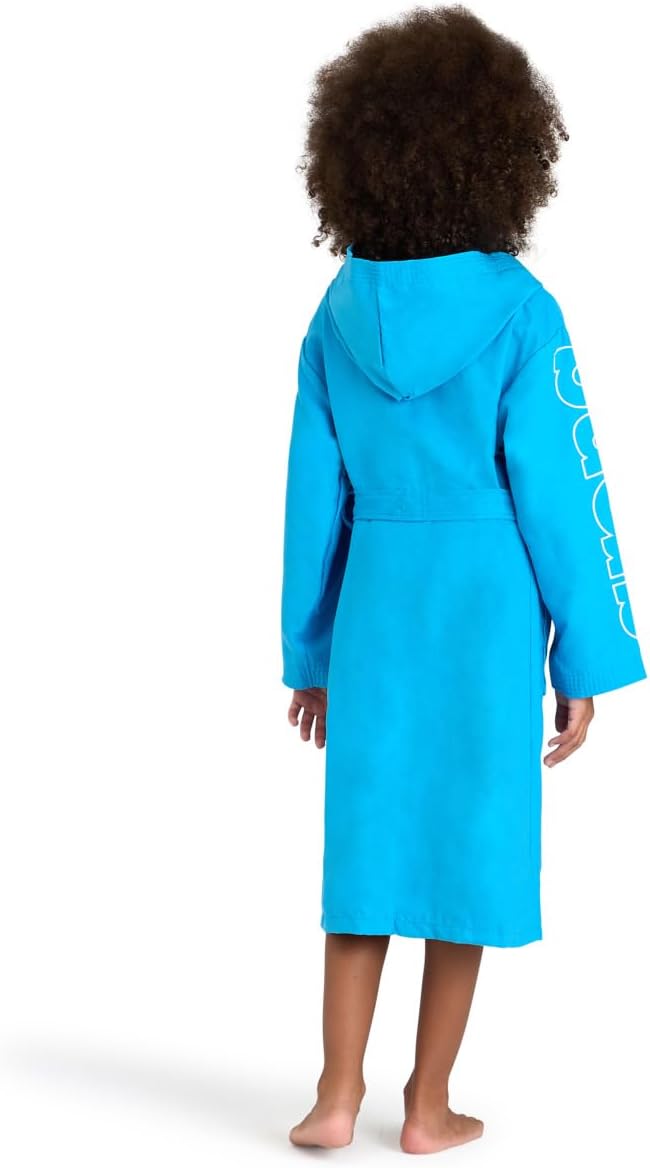 ARENA Jungen Zeal Plus Jr Bademäntel (1er Pack) 6-7 Jahre BLUE-WHITE, 6-7 Jahre BLUE-WHITE