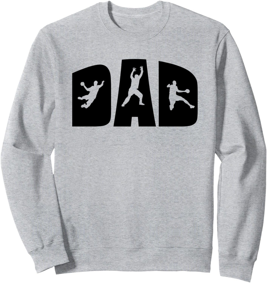 Handball Papa Vater Dad Handballer Spieler Torwart Trainer Sweatshirt