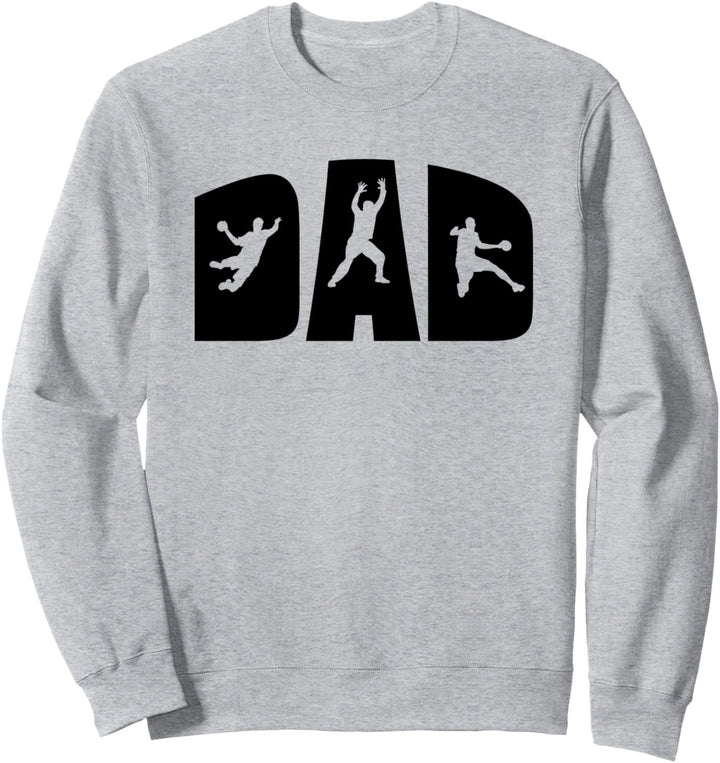 Handball Papa Vater Dad Handballer Spieler Torwart Trainer Sweatshirt