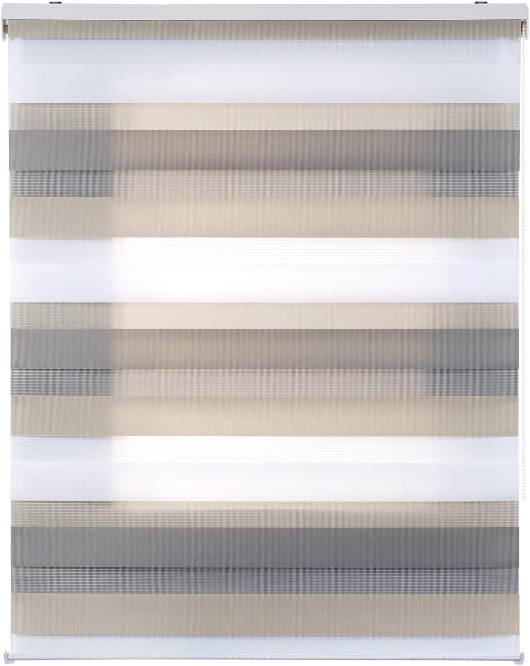 Doppelrollo Fensterrollo lichtdurchlässig & verdunkelnd Duo Rollo ideal für Innenräume Sonnenschutzr