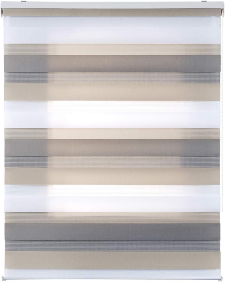 Doppelrollo Fensterrollo lichtdurchlässig & verdunkelnd Duo Rollo ideal für Innenräume Sonnenschutzr