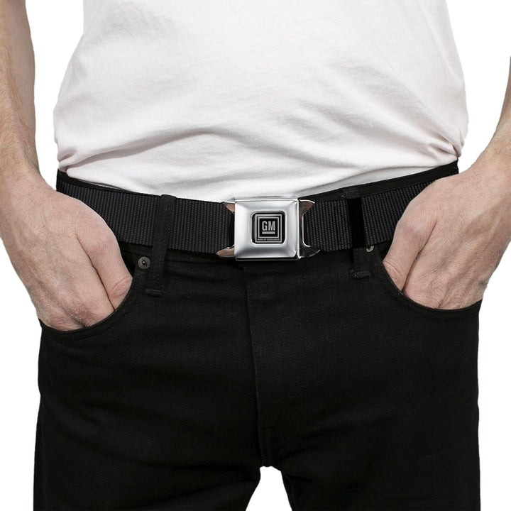 Buckle-Down Sicherheitsgurt, 2,5 cm breit, 50,8 cm lang, Schwarz - mehrfarbig - 4 cm Breit-61 cm- 97