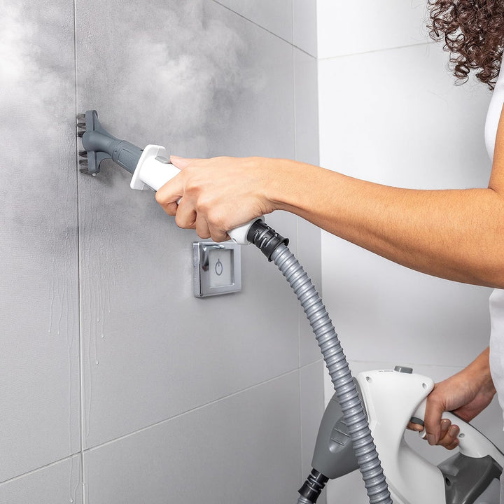 Shark Boden- & Hand-Dampfreiniger [S6005EU] Dampfmopp, Multi-Funktionsgerät, Weiss/Grau 3-in-1