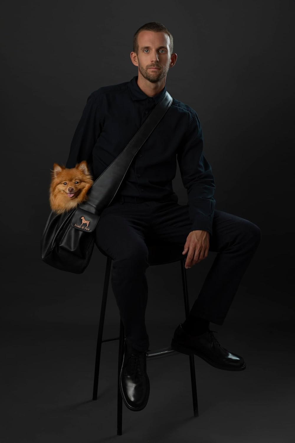 Noah &amp; Paw Hundetragetasche für Kleine Hunde bis 10kg, Hundetasche mit Verstellbarem Schultergurt, u