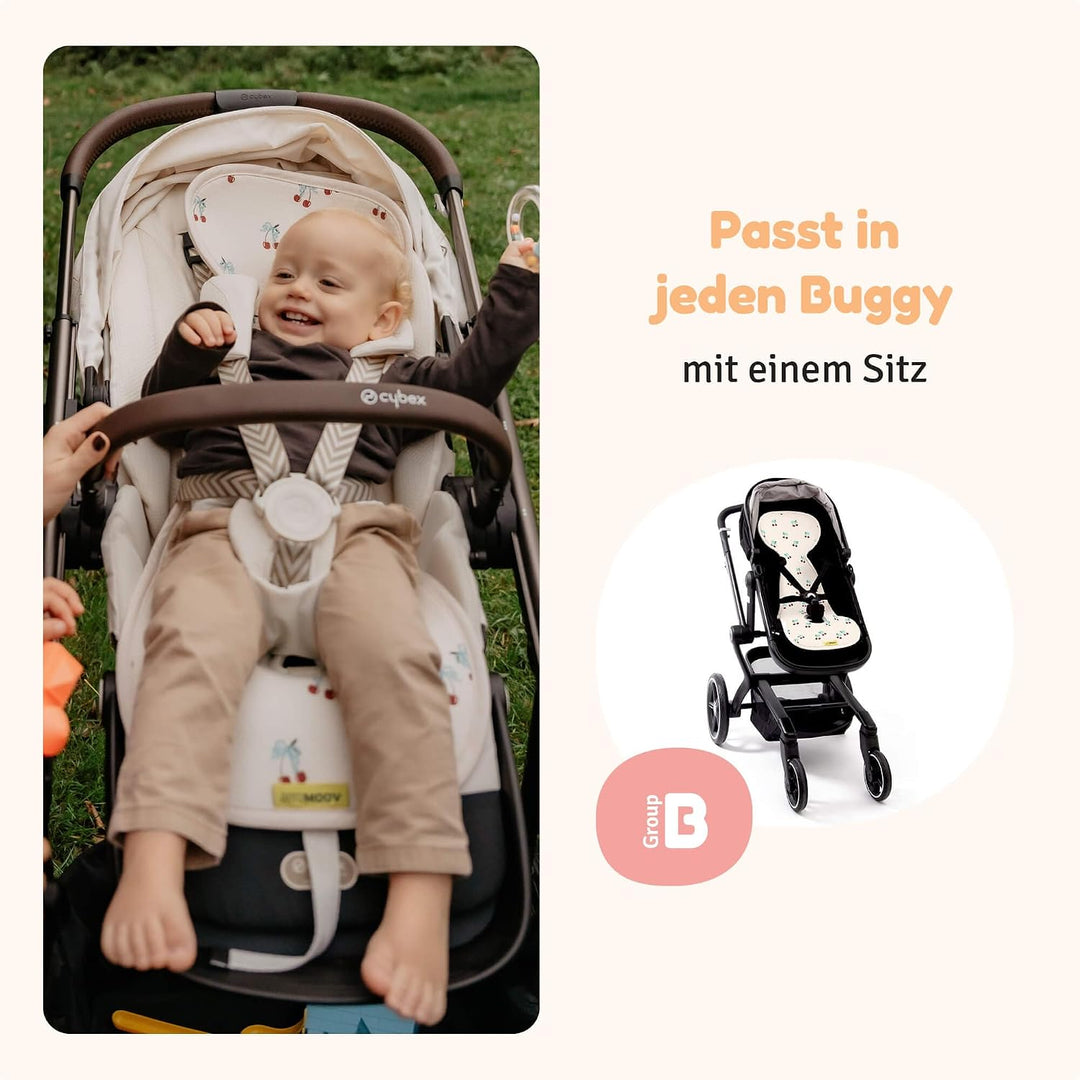 Aeromoov - Baby Sitzauflage Air Layer - Einlage Für Autositz oder Kinderwagen - Gruppe B - Antischwi