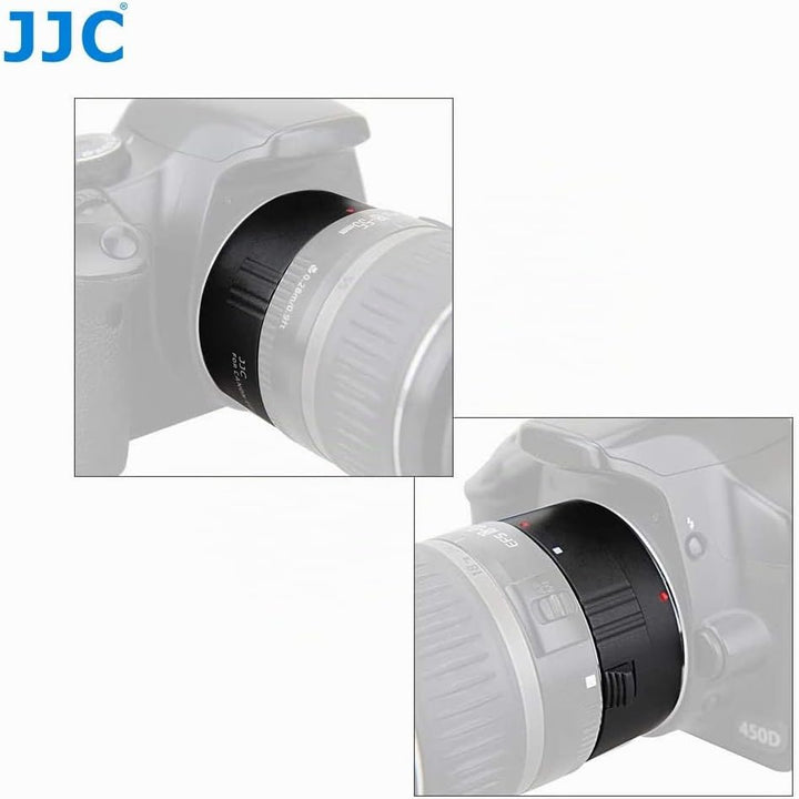 JJC Autofokus Zwischenringe (AF) mit TTL-Belichtung für Makrofotographie 25mm (Passen für Canon EOS