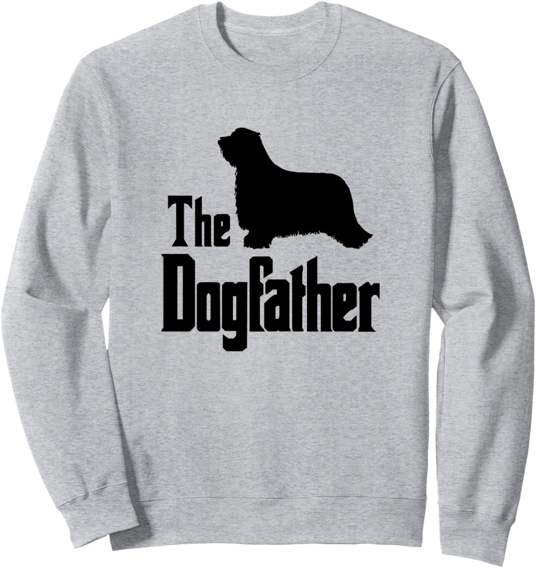 The Dogfather, Hund, Geschenk, lustiges Bearded Collie Sweatshirt