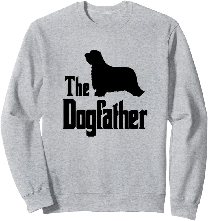 The Dogfather, Hund, Geschenk, lustiges Bearded Collie Sweatshirt