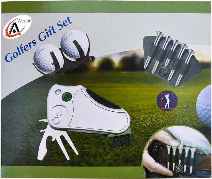GOLFER 's Best Golf Geschenk Set: Werkzeug Reparatur - Stroke Zähler, Pitchgabel, Klampe Spanner, Cl