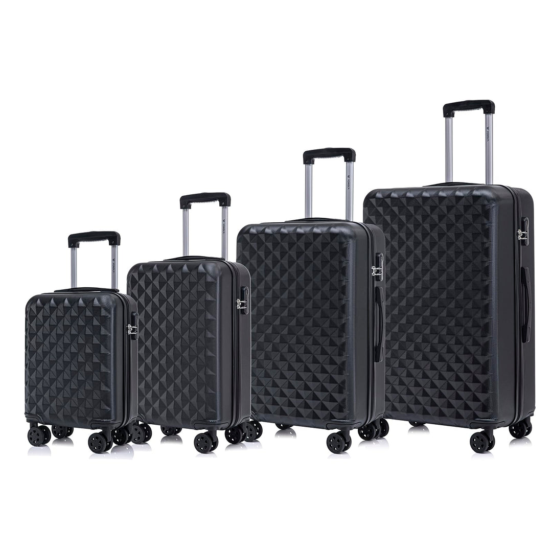 Koffer Suitcase Set, Trolley Reisekoffer, Rollkoffer Handgepäck, Kofferset, Gepäckset mit 360° Rolle