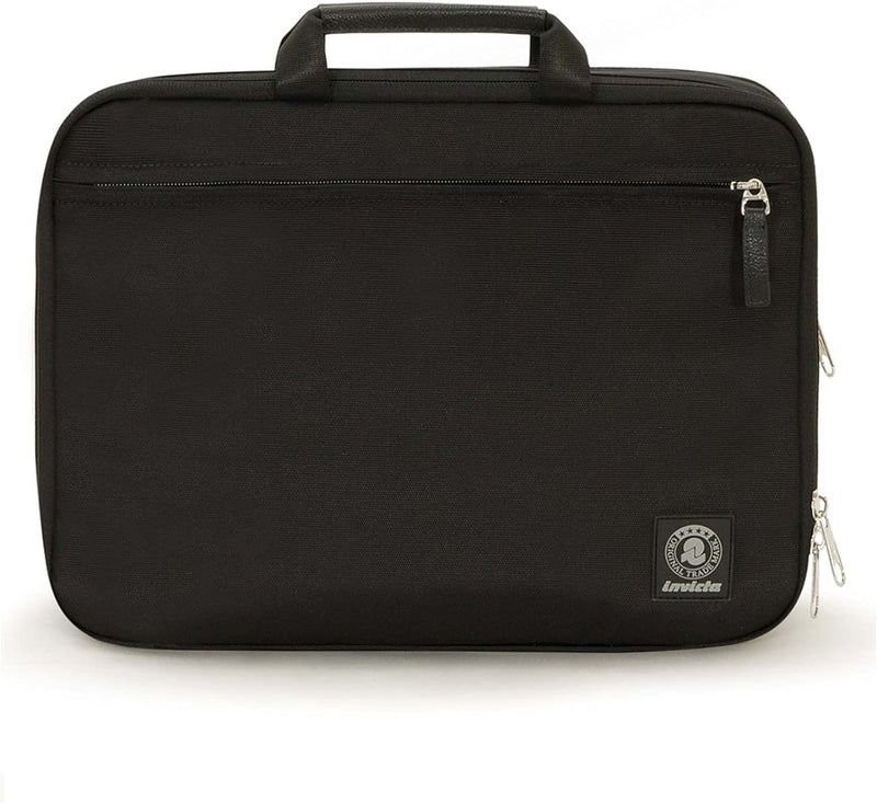 Invicta Organized Office Bag, Schwarz, technisches Gewebe, Laptoptasche bis zu 15.6“ Violett Einfarb