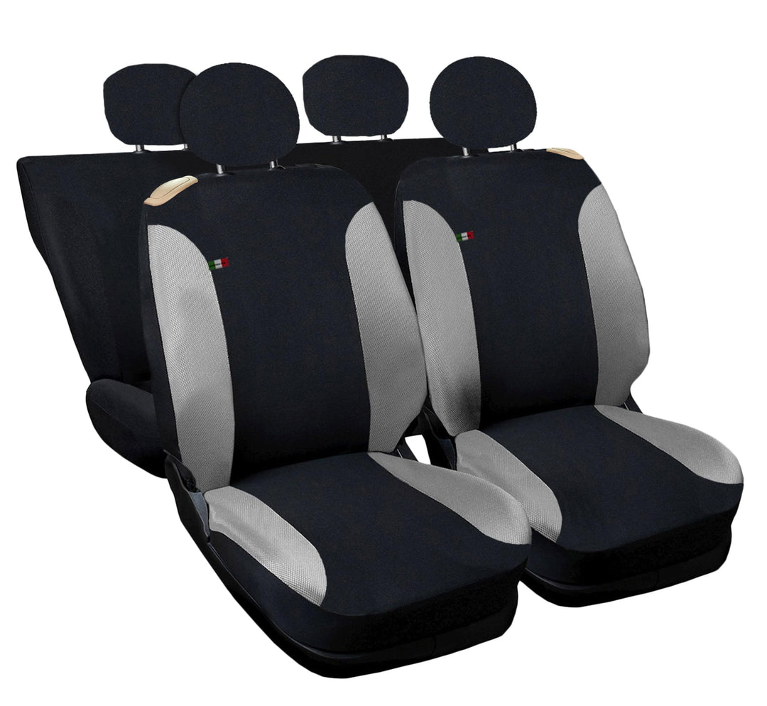 Auto Accessori Lupex Autositzbezüge kompatibel mit Cinquecento 500, Made in Italy, Polyester-Baumwol