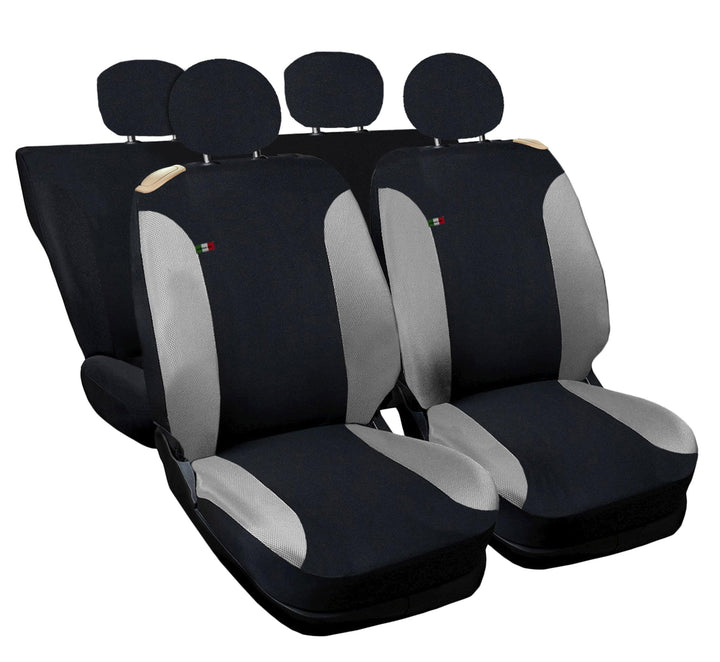 Auto Accessori Lupex Autositzbezüge kompatibel mit Cinquecento 500, Made in Italy, Polyester-Baumwol