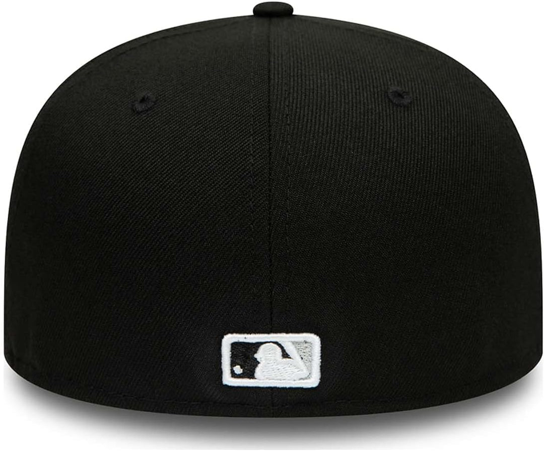 New Era Chicago White Sox Black Base 59Fifty Basecap 64 Navy, 64 Navy