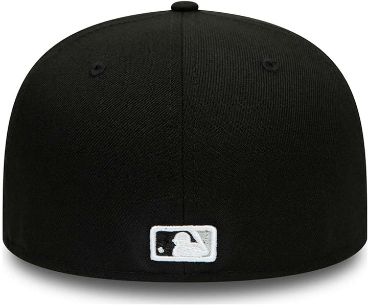 New Era Chicago White Sox Black Base 59Fifty Basecap 64 Navy, 64 Navy