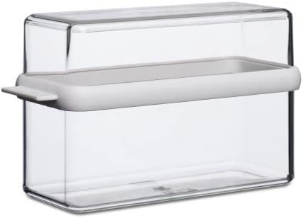 Mepal 2-tlg Vorratsdosen Frühstücks-Set Stora Weiss – Knäckebrotdose mit Kühlschrankdose – zur Aufbe