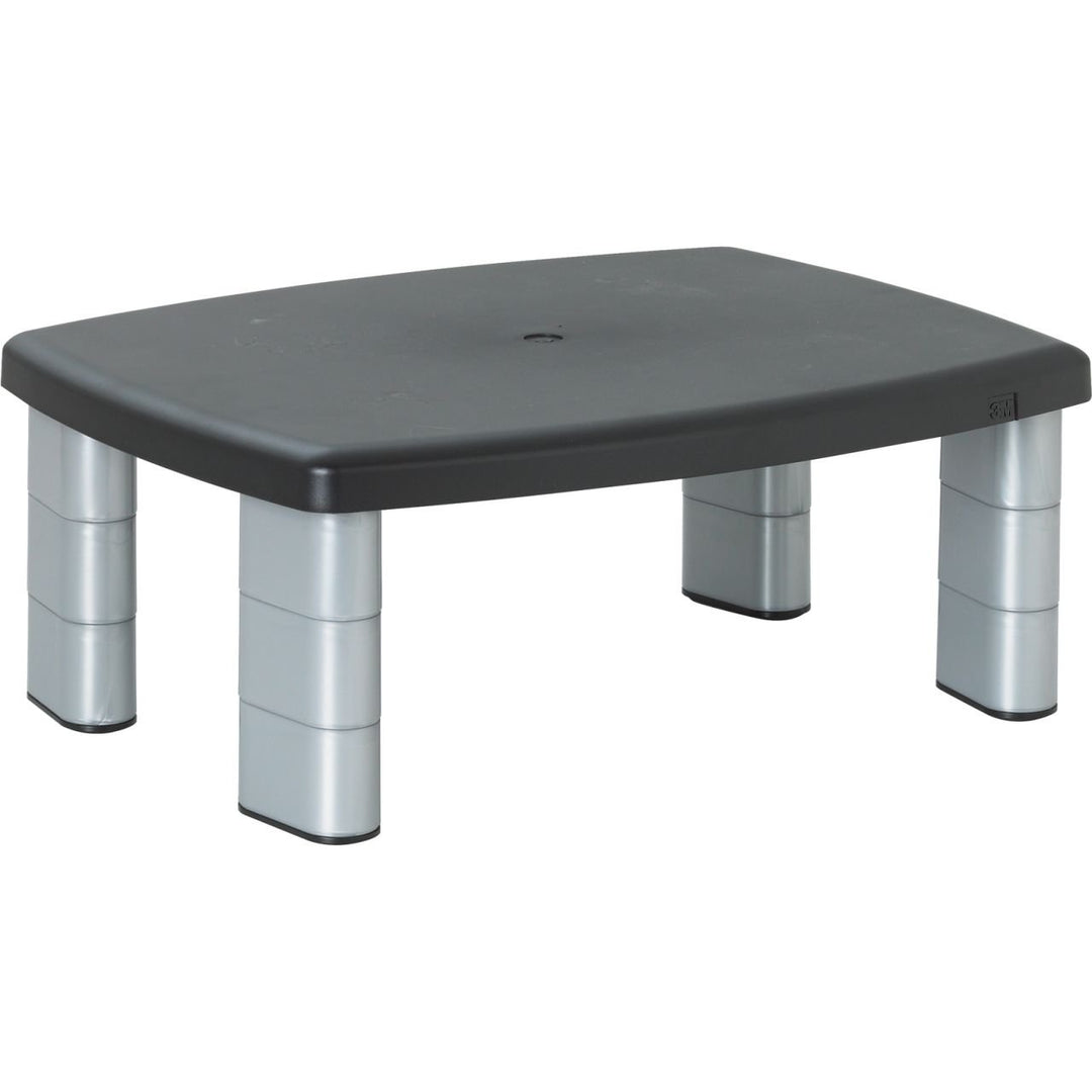 3M Monitorständer MS80B, 30,4 x 38,1 x 15cm, schwarz, Silber, 1 Stück Standard, Standard