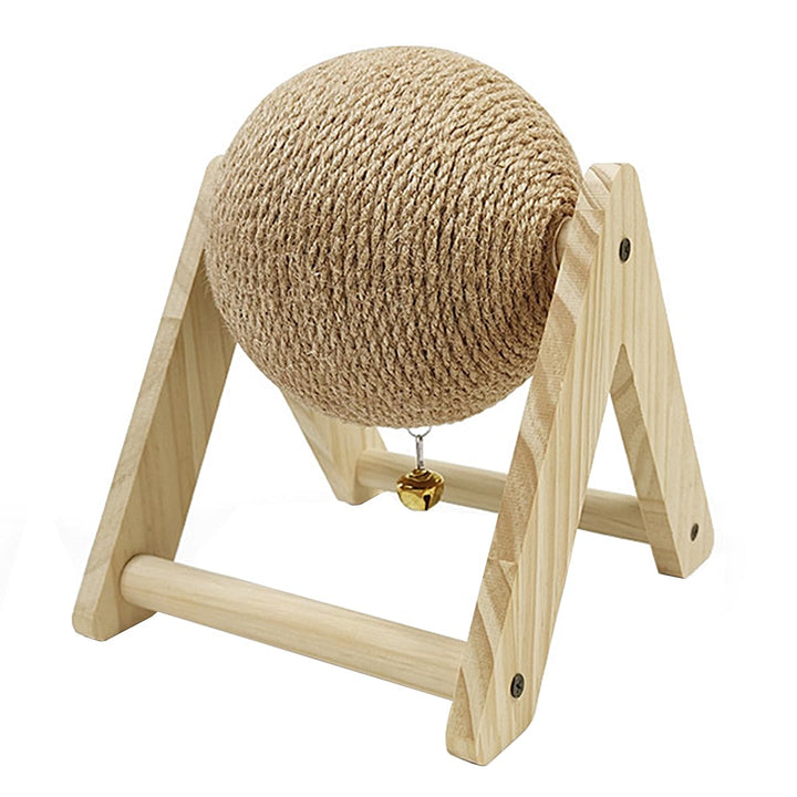 Namvo Pet Kratzball gegen Langeweile, kaufester Sisalball mit Zwergohr-Ohr, geeignet für Hunde und K