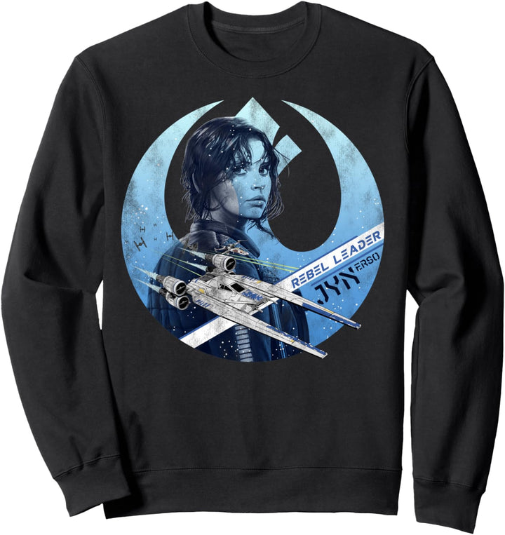 Star Wars Rogue One Jyn Rebel U-Wing Logo Sweatshirt