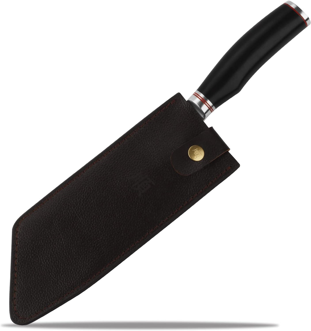 YOUSUNLONG Metzgermesser 22,86cm BBQ Küchenmesser - Japanischer gehämmerter Damaststahl - Leadwood G