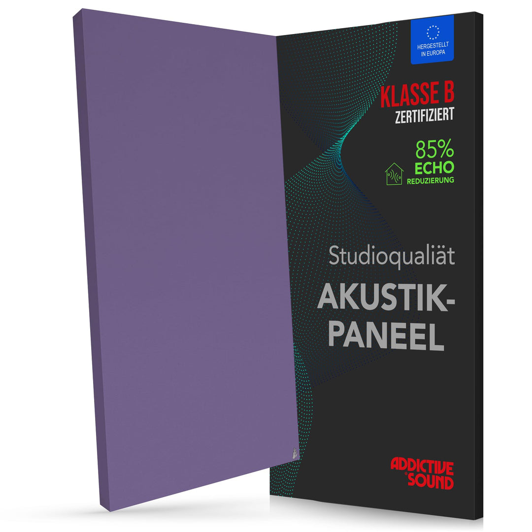 Addictive Sound Schallabsorber Wand Premium, Studioqualität-Akustikpaneel mit Akustikwolle, Klasse A