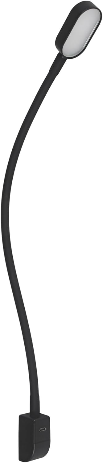 kalb I Ilios LED-Bettleuchte/Leseleuchte mit USB-C, Wand- und Winkelmontage, Flexibler Arm, dimmbar,