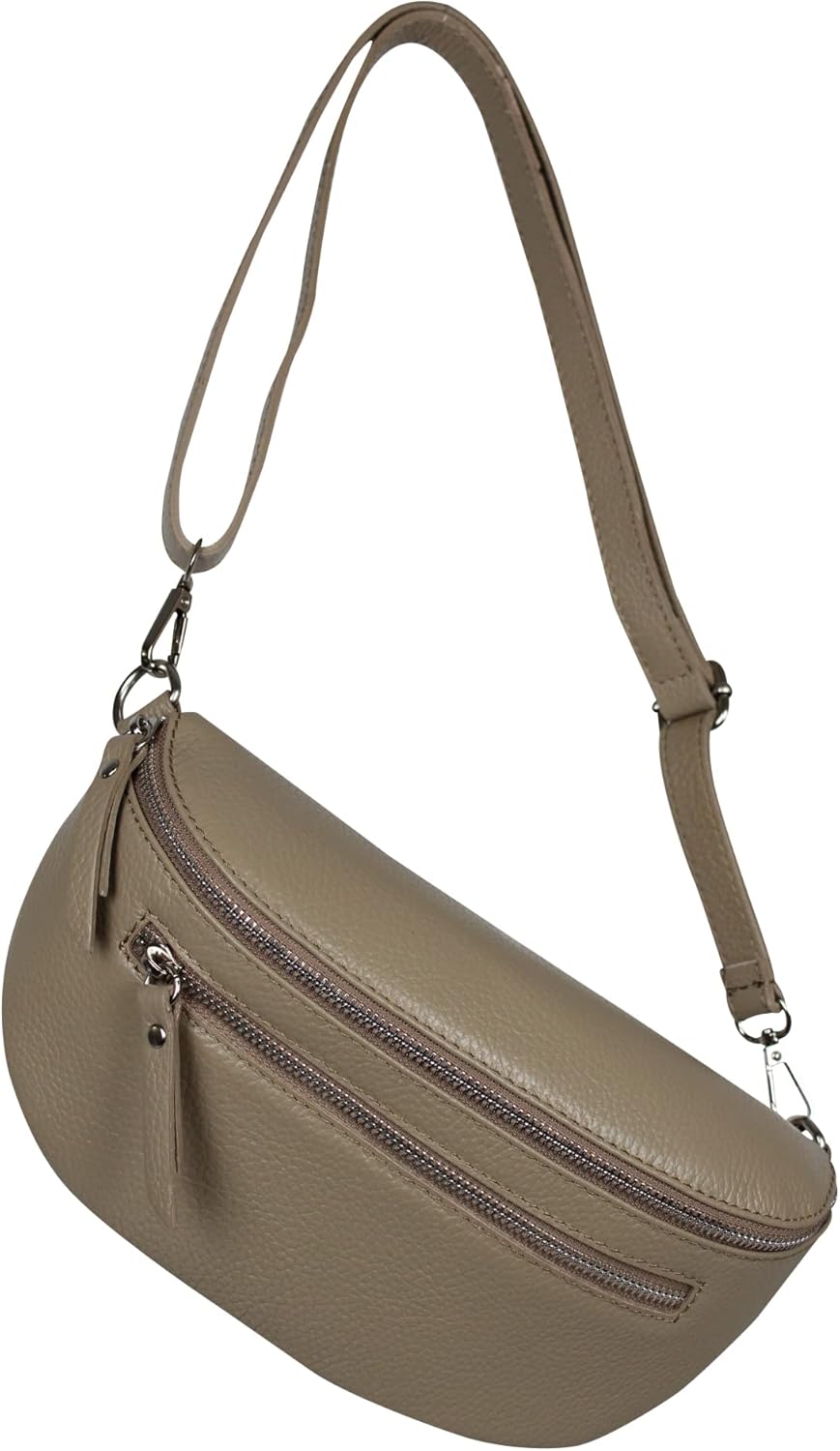 AmbraModa GLX2 - Damen Herren Unisex kleine Hüfttasche Gürteltasche Bauchtasche Umhängetasche aus Ec