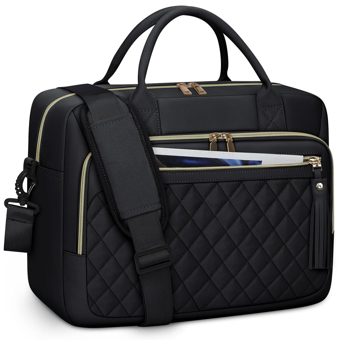 RAINSMORE Laptoptasche Damen 17,3 Zoll Laptop Aktentasche Wasserdichte | Arbeitstasche Lehrertasche