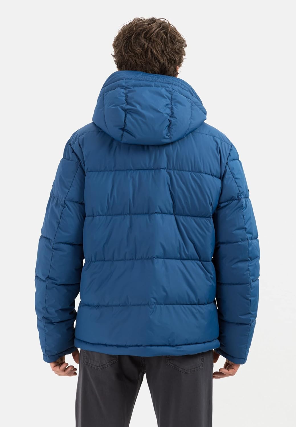 camel active Herren Steppjacke aus recyceltem Polyamid 30 Braun, 30 Braun