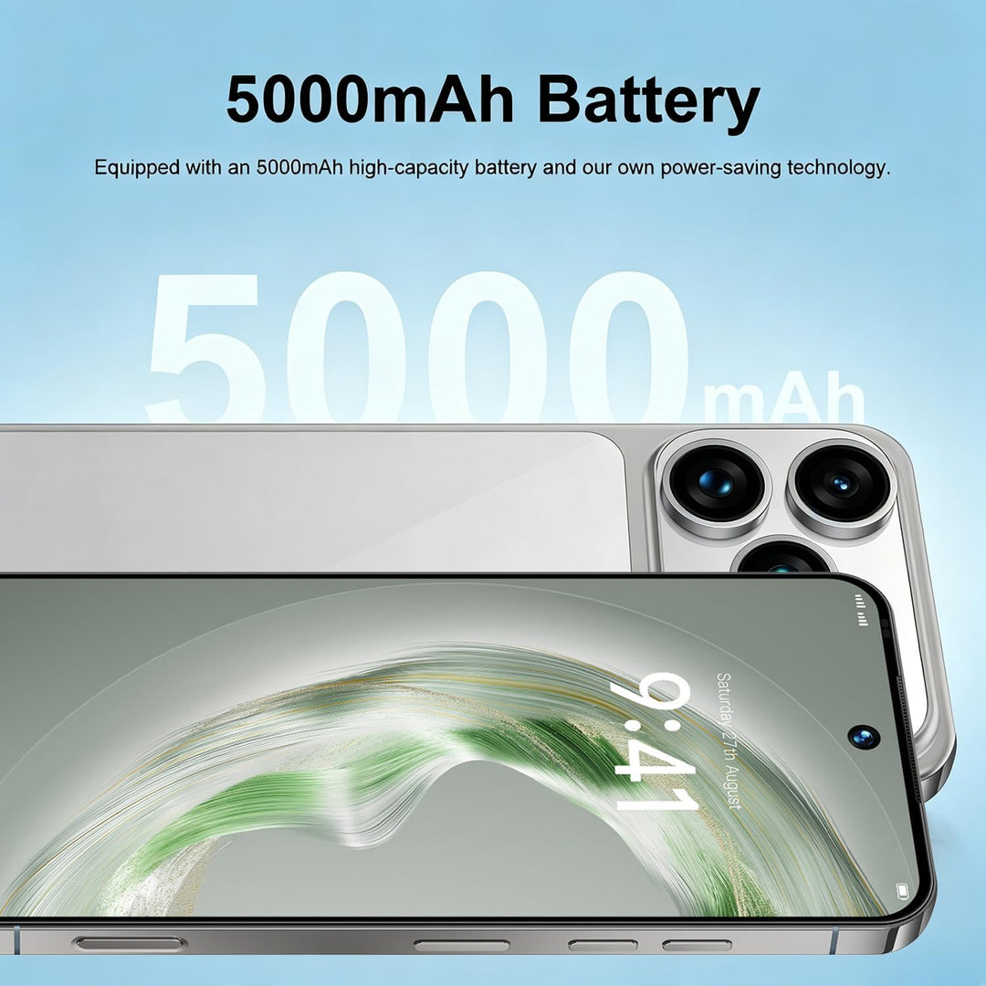 4G Dual SIM Smartphone mit 6,6 Zoll InCell HD-Bildschirm, 4GB+32GB Speicher (bis 256GB erweiterbar),