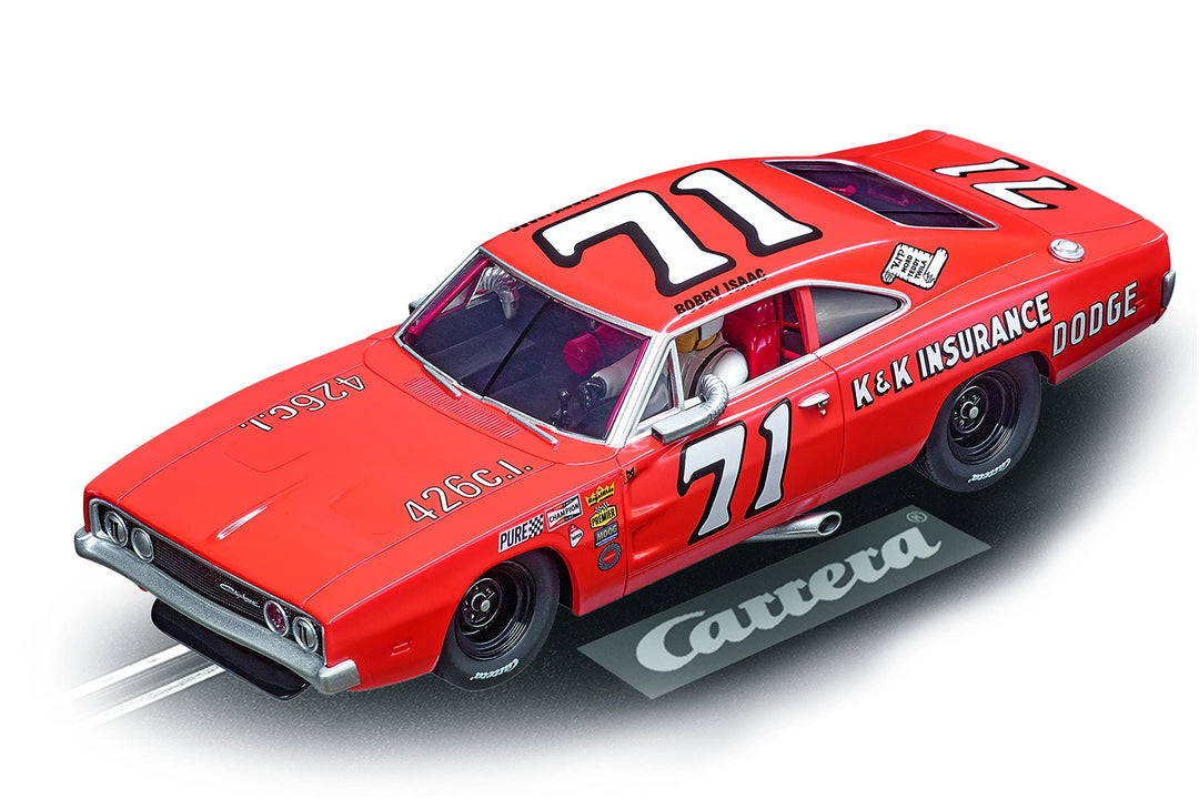 Carrera Evolution Dodge Charger 500 "No.71 Rennauto | Slotcar im Massstab 1:32 | Front- und Rücklich