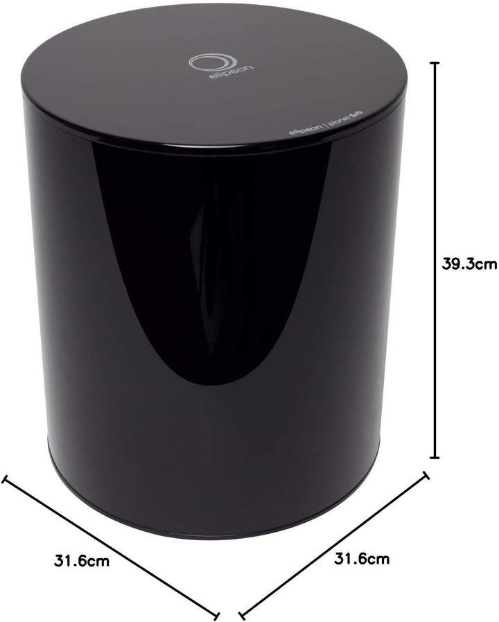 Elipson Planet Sub aktiver Design-Subwoofer, Schwarz Hochglanz