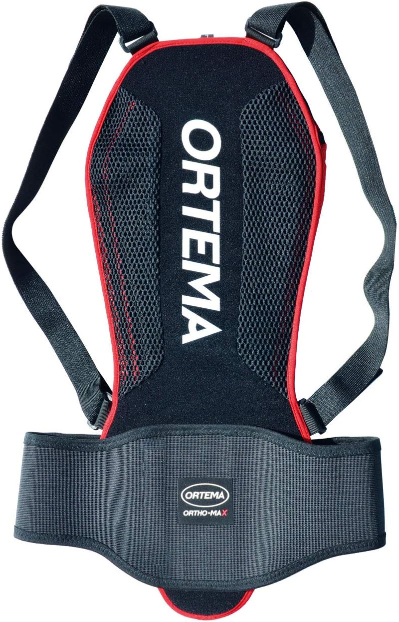 ORTEMA Ortho-MAX Light - Leichter & Verstellbarer Unisex Rückenprotektor - Level 1 für Ski/Snowboard