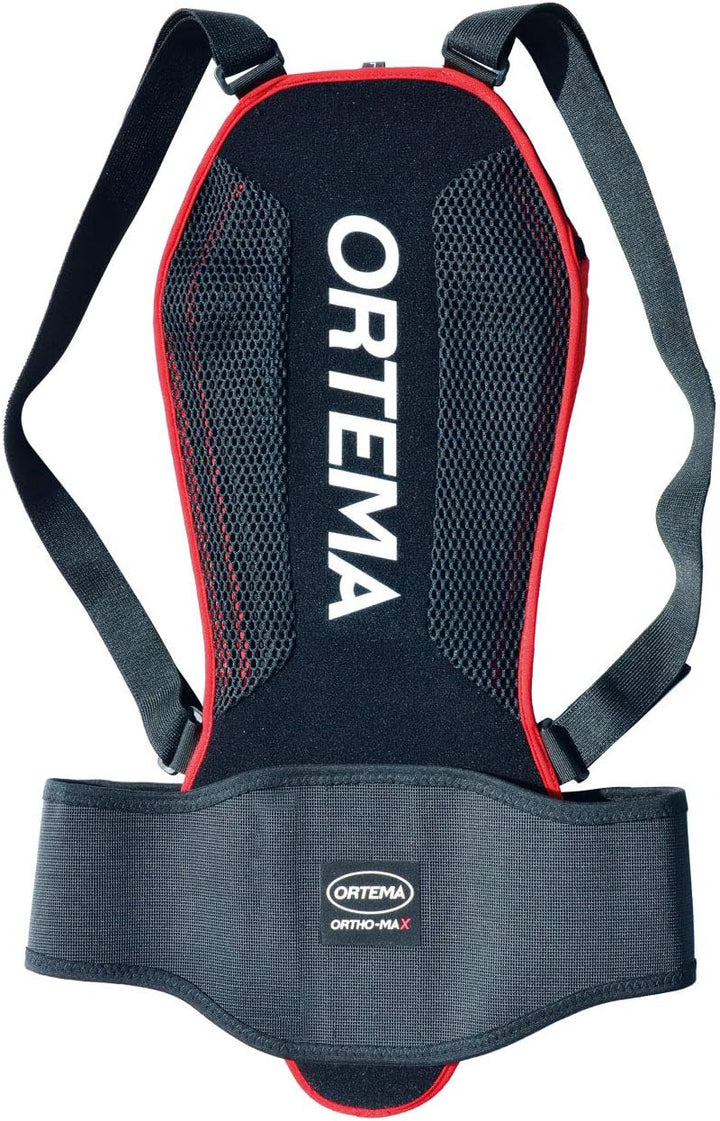ORTEMA Ortho-MAX Light - Leichter & Verstellbarer Unisex Rückenprotektor - Level 1 für Ski/Snowboard