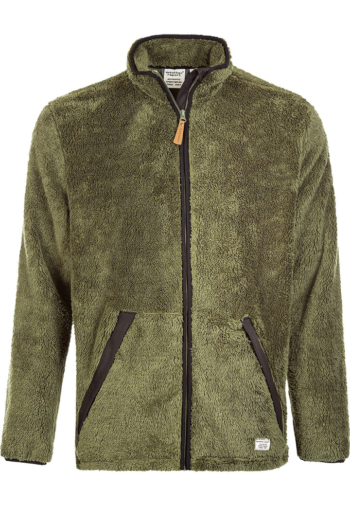 Weather Report Herren Legend Fleecejacke S 3123 Dark Olive, S 3123 Dark Olive