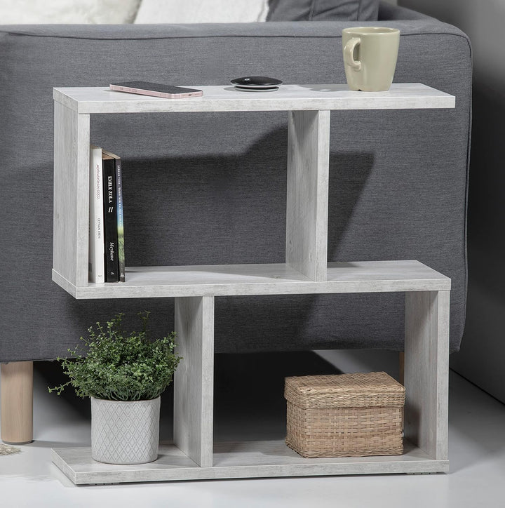 HOCUS PICUS | Homemania Holz Beistelltisch mit 2 Etagen | Sofatisch, Regal-Organizer, Büro, Wohnzimm
