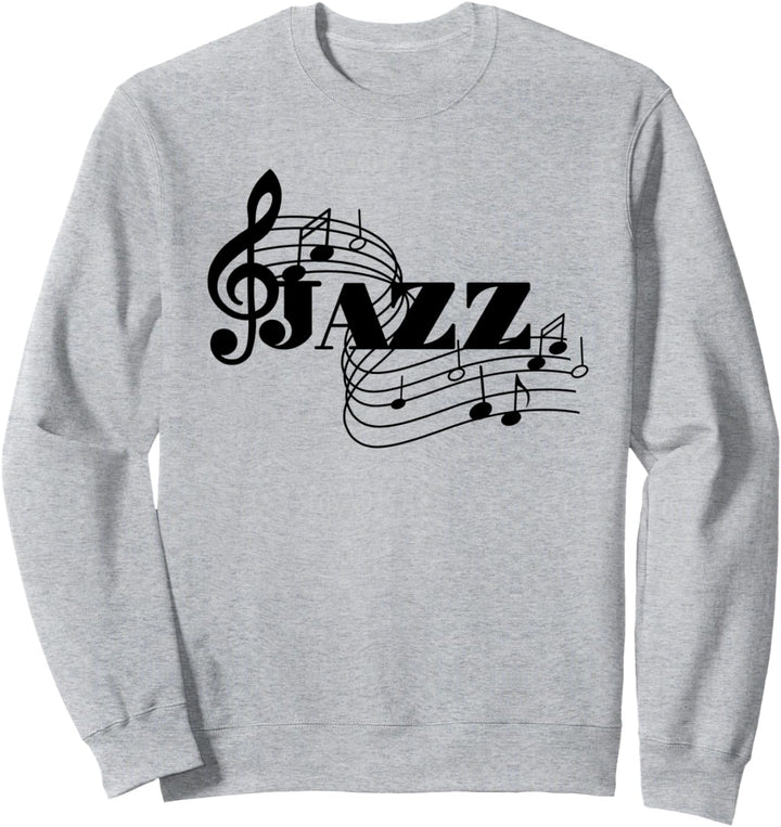 Jazz Musiker Jazz Musik Noten Sweatshirt
