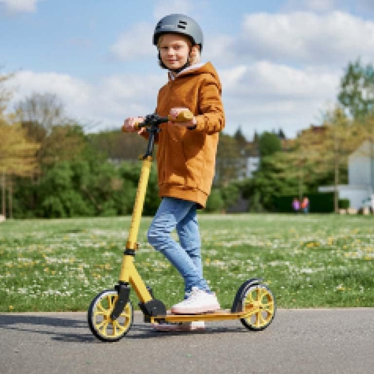 HUDORA Scooter Up 200 - Geräuscharmer Aluminium-Roller für bis zu 100kg - Höhenverstellbarer & zusam