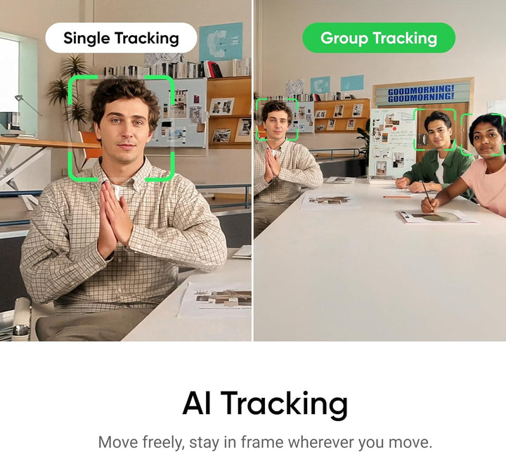 Insta360 Link 2 Standard Bundle - 4K Webcam für PC/Mac, 1/2" Sensor, KI-Tracking, HDR, Mikrofon mit