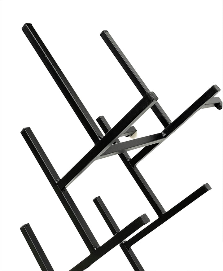 DanDiBo Weinregal Metall Schwarz Wand erweiterbar für 9 Flaschen Acord Flaschenregal 96277 Flaschens