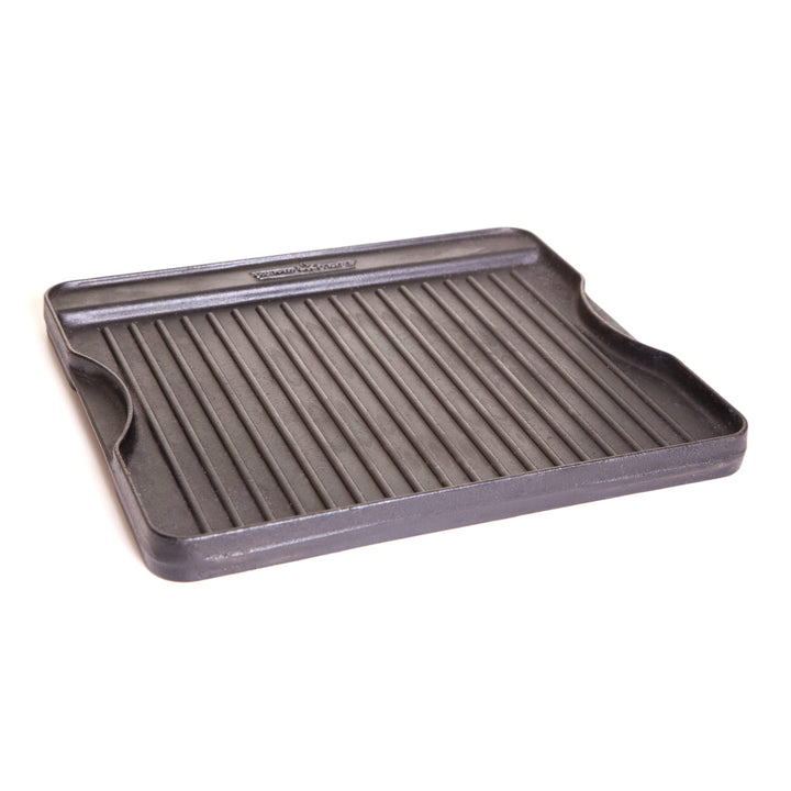 Camp Chef Wendbare Grillplatte aus bereits eingebranntem Gusseisen, Kochfläche 35,6 cm x 40,6 cm