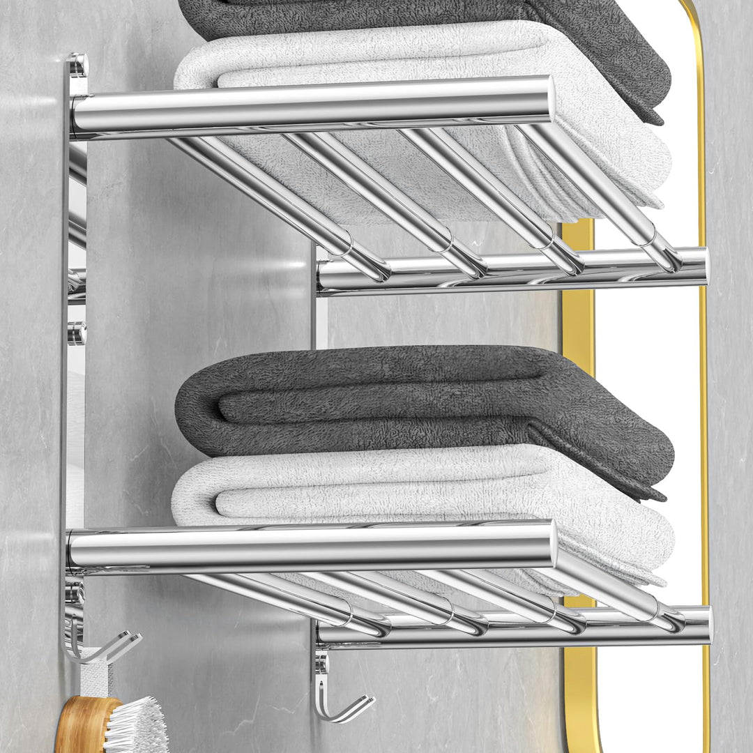 Dehnbare 17-30 Zoll Handtuchstange für Badezimmer Küche Handtuchhalter Geschirrtücher Aufhänger SUS3