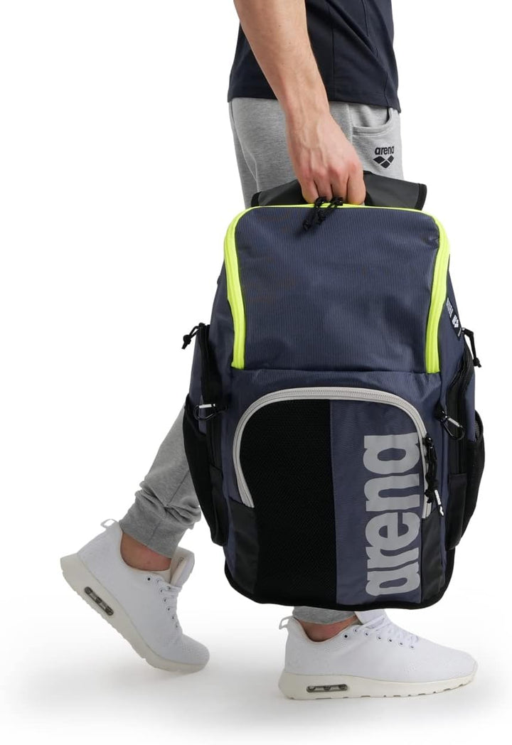 arena Spiky III Schwimm Rucksack 45, Freizeit- und Sportrucksack aus Wasserabweisendem Material, Gep